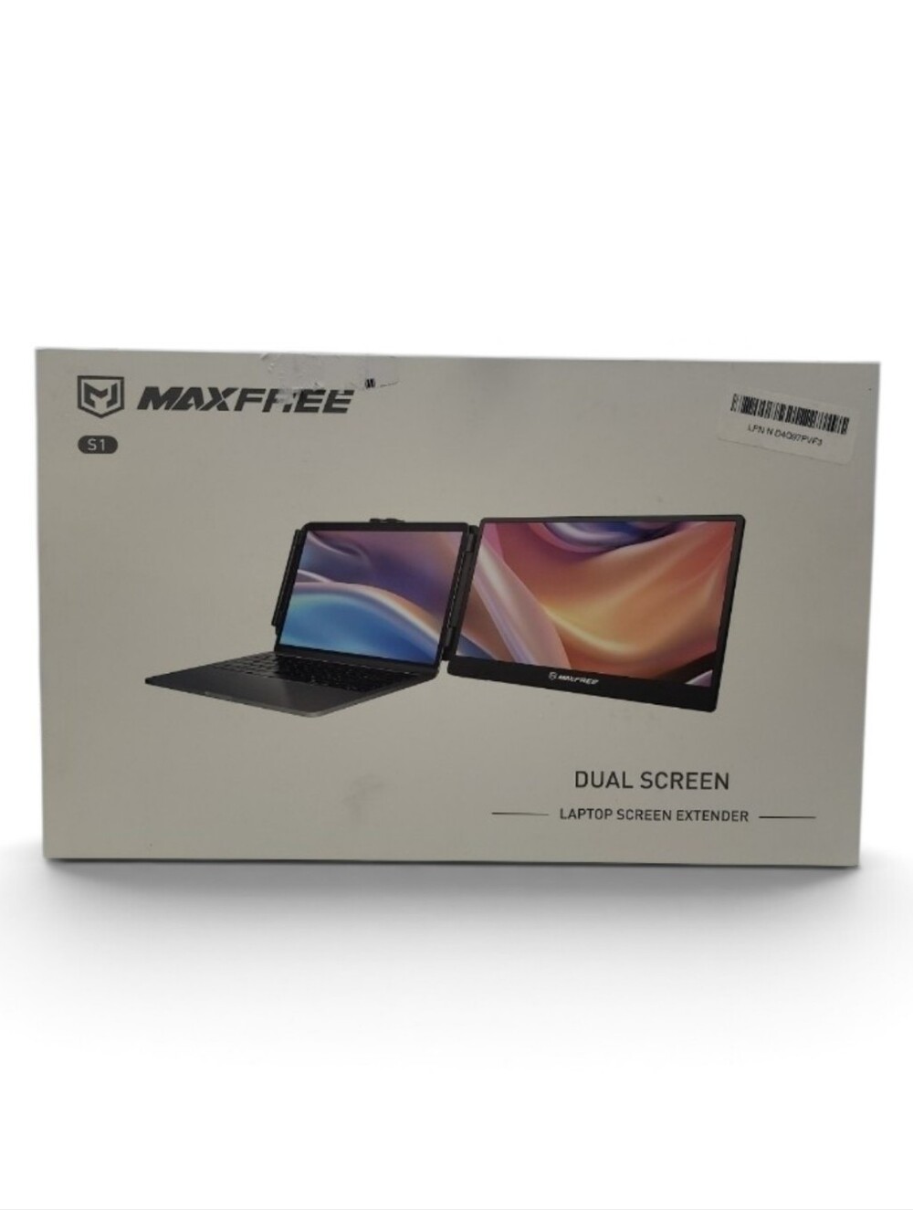 Maxfree S1 14” Laptop Screen Extender Dual Monitor 1080P FHD NEW